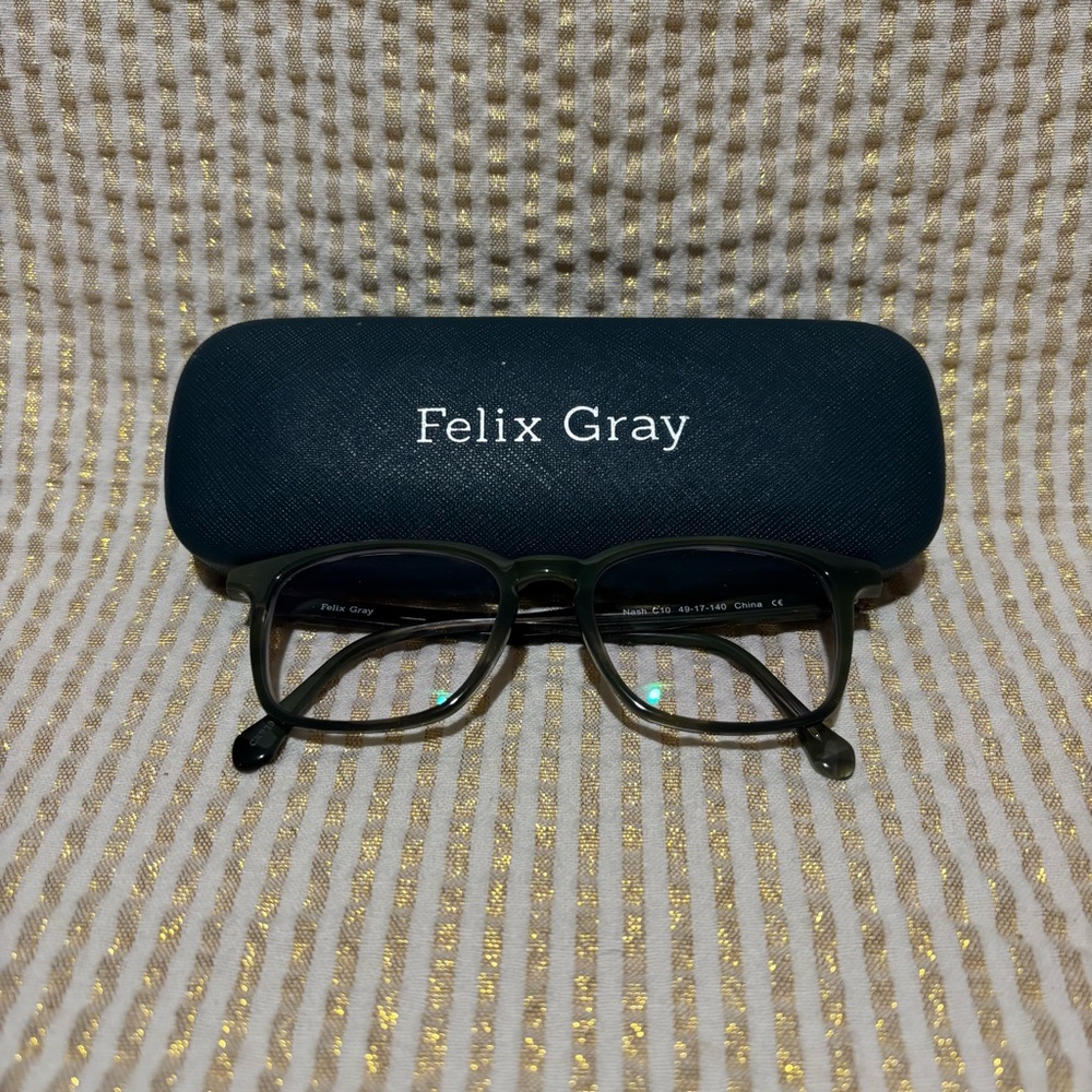 Felix Gray Women’s Olive Green Blue Light Blocking Glasses